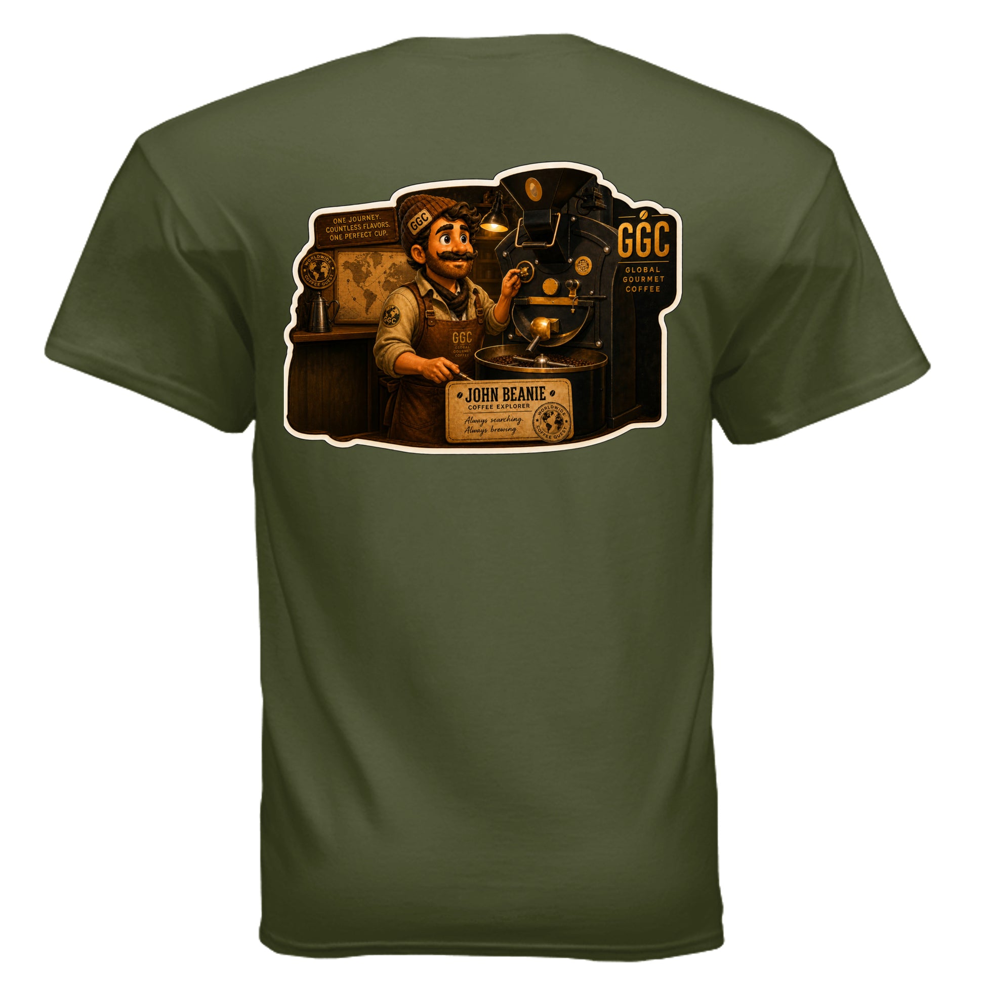 MILITARY GREEN - G500 - BACK